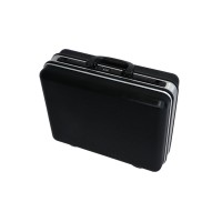 Customized logo large bottom abs plastic carrying case for computer