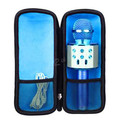 Custom Shockproof Eva Carrying Protective Wireless microphone Case For Travel