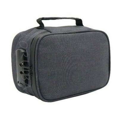 New Style Carbon Lined Smell Proof Bag Odorless Travel Storage Safe Smart Stash Case