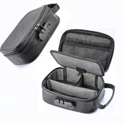 Smell Proof Bag Case with Combination Lock and Carry Strap Storage Stash Box Travel for Herb Container Pipe Accessories Food